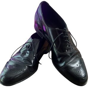 Dexter Classic Black Leather Men's Oxford Dress Shoes Size 9